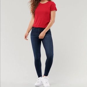 Hollister high waisted jean leggings